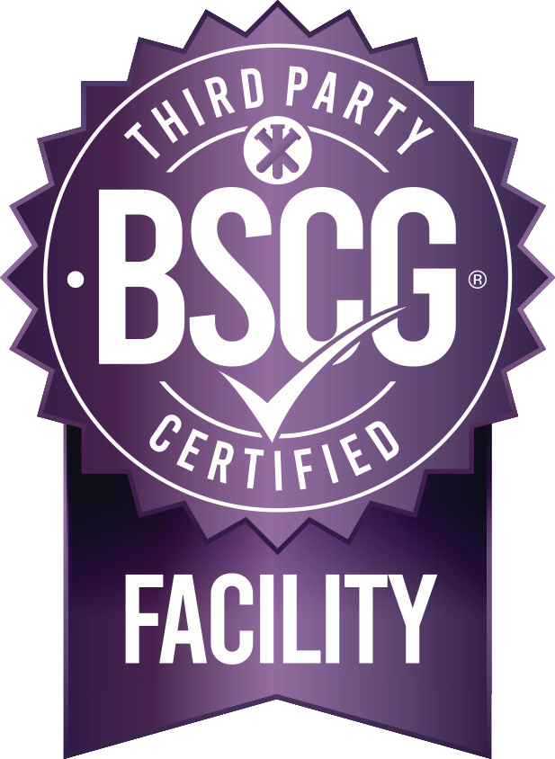 BSCG Certified Facility seal